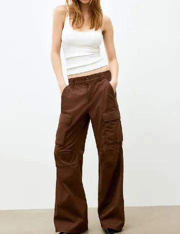 Pantaloni H&M, maro