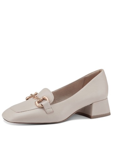 Pantofi Tamaris, crem