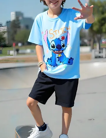 Tricou Shein Kids, albastru