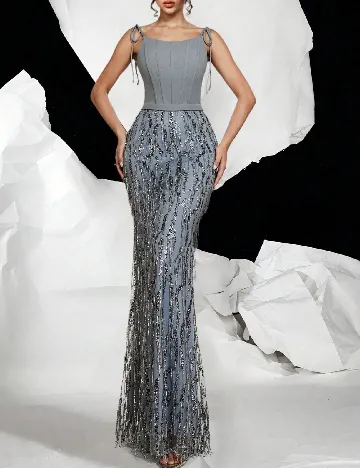 Rochie lunga SHEIN, gri