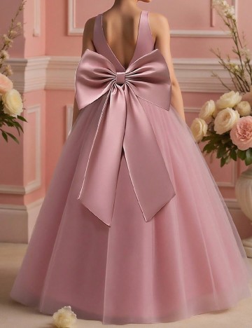 Rochie Shein Kids, roz pudra