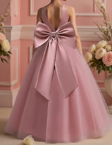 Rochie Shein Kids, roz pudra