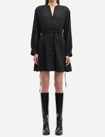 Rochie scurta Samsoe Samsoe, negru