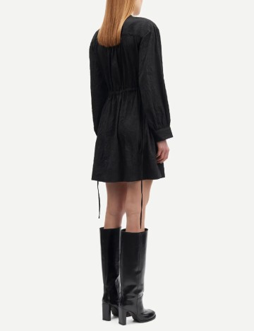 Rochie scurta Samsoe Samsoe, negru