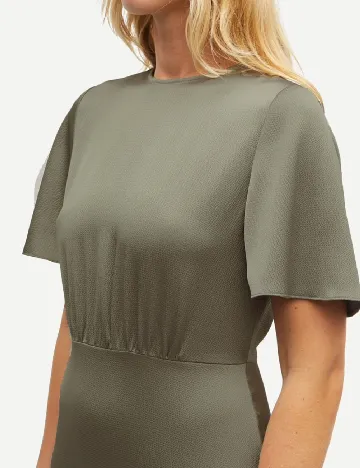 Rochie medie Samsoe Samsoe, verde