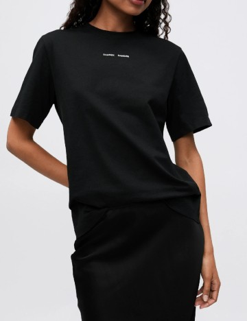 Tricou Samsoe Samsoe, negru