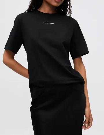 Tricou Samsoe Samsoe, negru