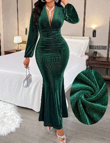 Rochie lunga SHEIN, verde