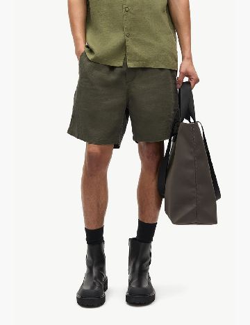 Pantaloni scurti Samsoe Samsoe, verde