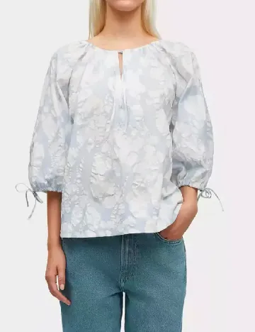 Bluza Samsoe Samsoe, bleu