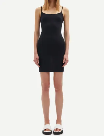 Rochie scurta Samsoe Samsoe, negru