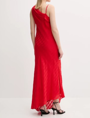 Rochie lunga Samsoe Samsoe, rosu