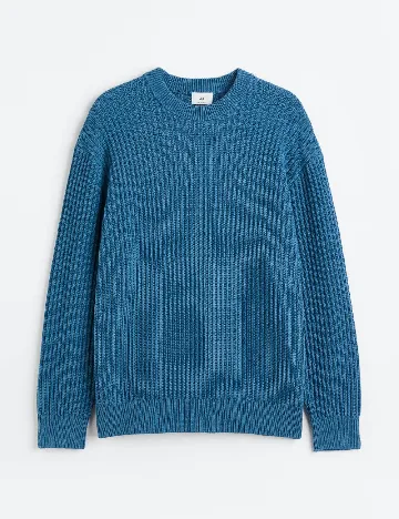 Pulover Oversize H&M, albastru