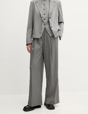 Pantaloni Samsoe Samsoe, gri