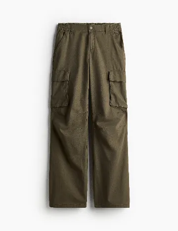 Pantaloni H&M, verde