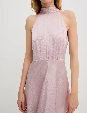Rochie lunga Samsoe Samsoe, roz