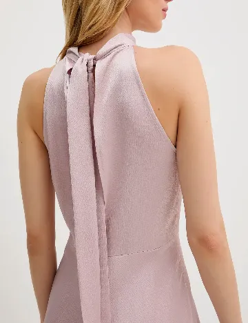 Rochie lunga Samsoe Samsoe, roz