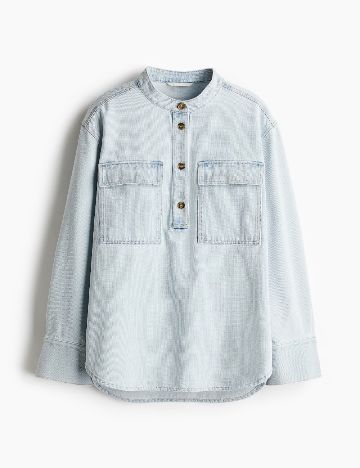 Jacheta Oversize H&M, bleu