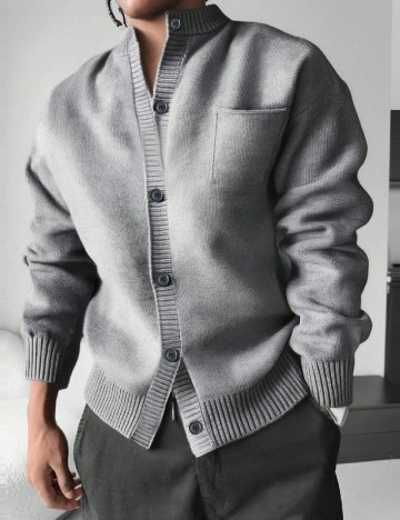 Cardigan SHEIN, gri