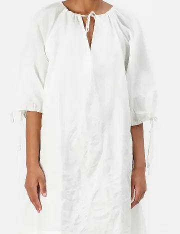 Rochie scurta Samsoe Samsoe, alb
