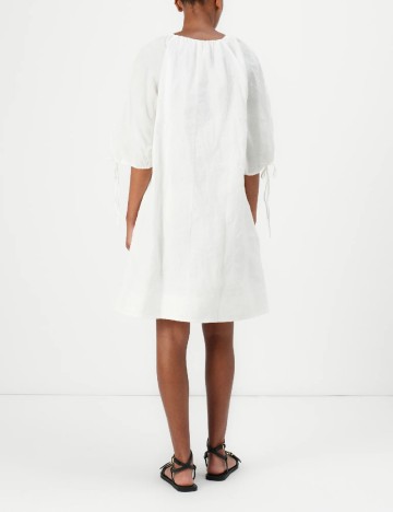 Rochie scurta Samsoe Samsoe, alb