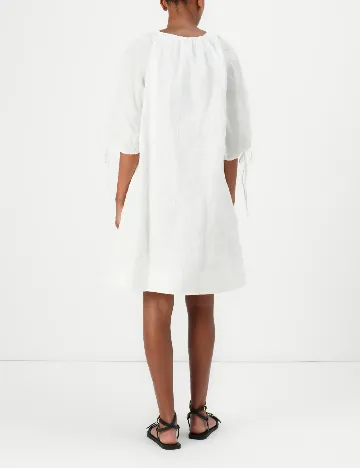 Rochie scurta Samsoe Samsoe, alb