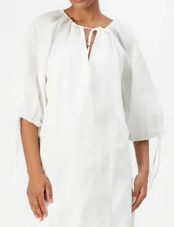 Rochie scurta Samsoe Samsoe, alb