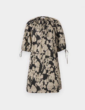 Rochie scurta Samsoe Samsoe, verde/negru