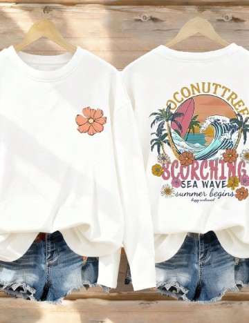 Bluza Shein Kids, alb