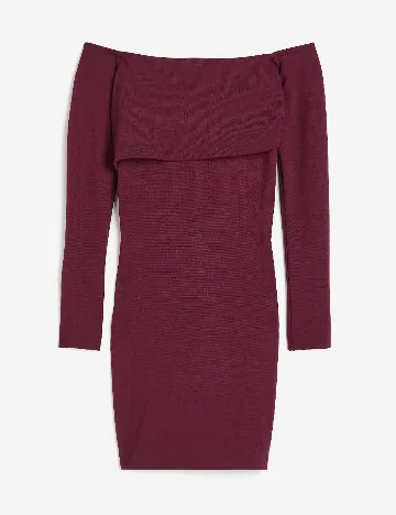 Rochie scurta H&M, pruna