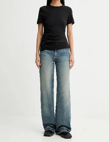 Bluza Samsoe Samsoe, negru