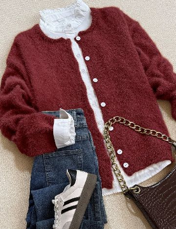 Cardigan SHEIN, visiniu