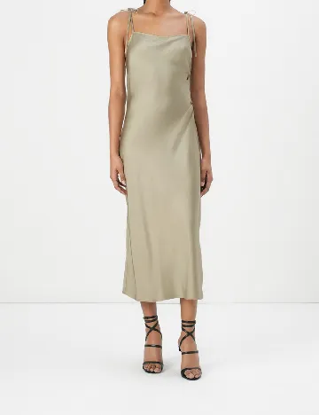 Rochie medie Samsoe Samsoe, verde