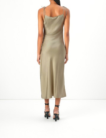 Rochie medie Samsoe Samsoe, verde