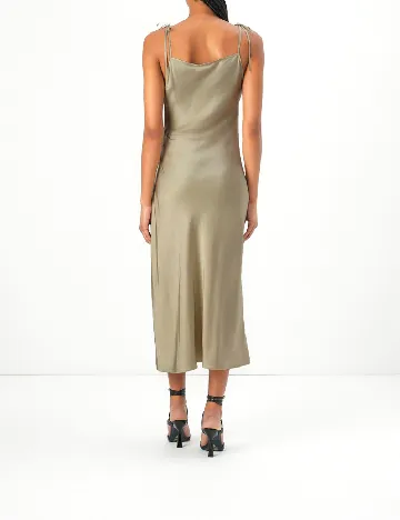 Rochie medie Samsoe Samsoe, verde