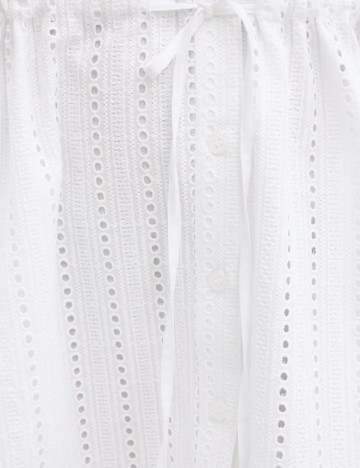 Rochie scurta Samsoe Samsoe, alb