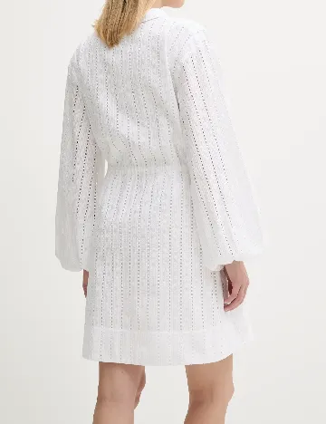 Rochie scurta Samsoe Samsoe, alb
