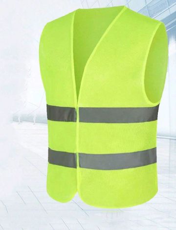 Set veste reflectorizante 2 bucati SHEIN, verde