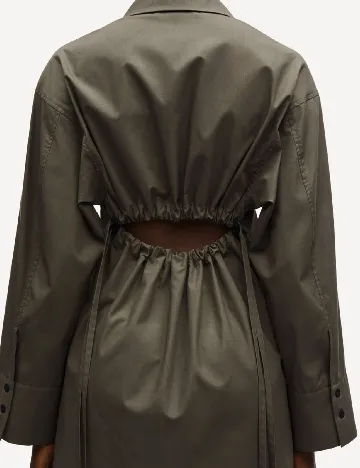 Rochie scurta Samsoe Samsoe, verde