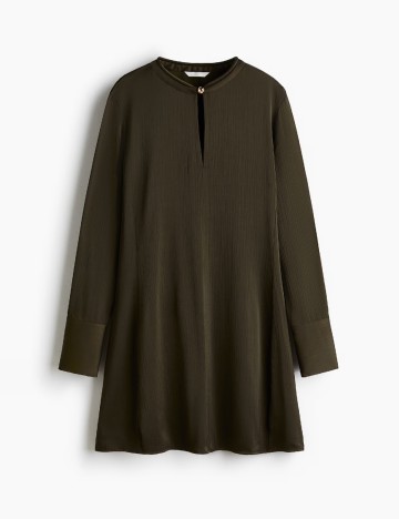 Rochie scurta H&M, kaki