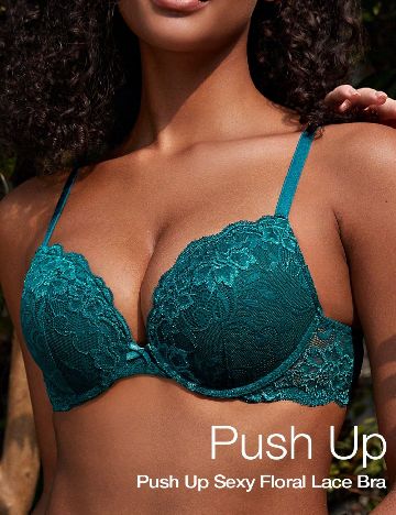 Sutien SHEIN, verde albastrui