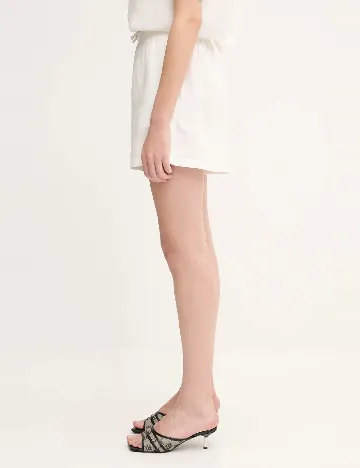 Pantaloni scurti Samsoe Samsoe, alb