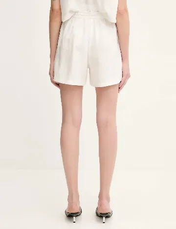 Pantaloni scurti Samsoe Samsoe, alb