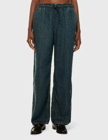 Pantaloni Samsoe Samsoe, bleumarin