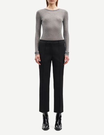 Pantaloni Samsoe Samsoe, negru