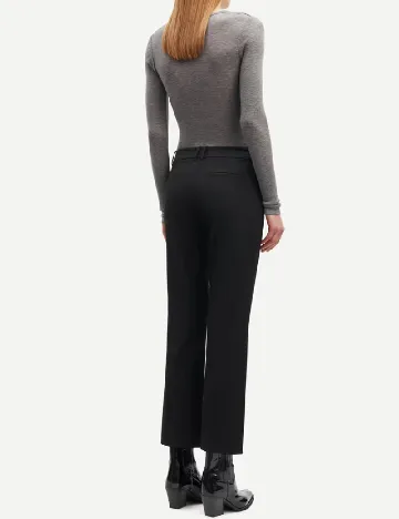 Pantaloni Samsoe Samsoe, negru