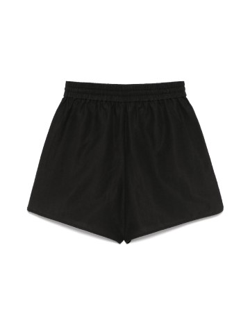 Pantaloni scurti Samsoe Samsoe, negru