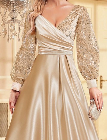 Rochie lunga XUIBOL, crem