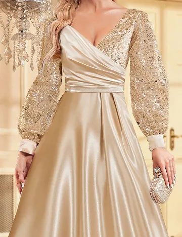 Rochie lunga XUIBOL, crem
