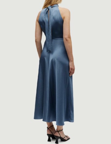 Rochie lunga Samsoe Samsoe, bleumarin